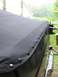 Custom made boat canvas Fastback style soft top, no rear window. Snaps attached to body. Tailgate vi...